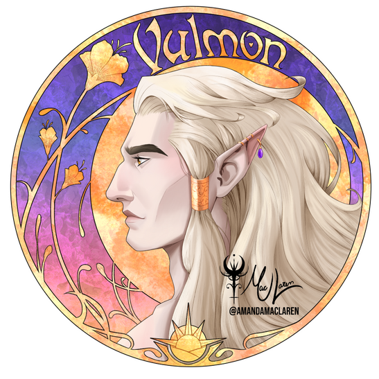 Art Nouveau Round Portraits starting at 70 $USD