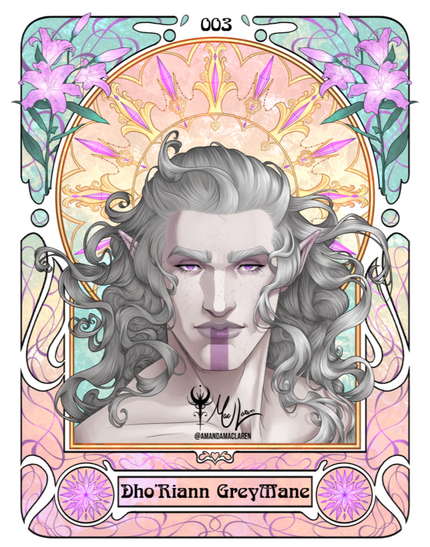 Art Nouveau Tarot Portraits starting at 120 $USD